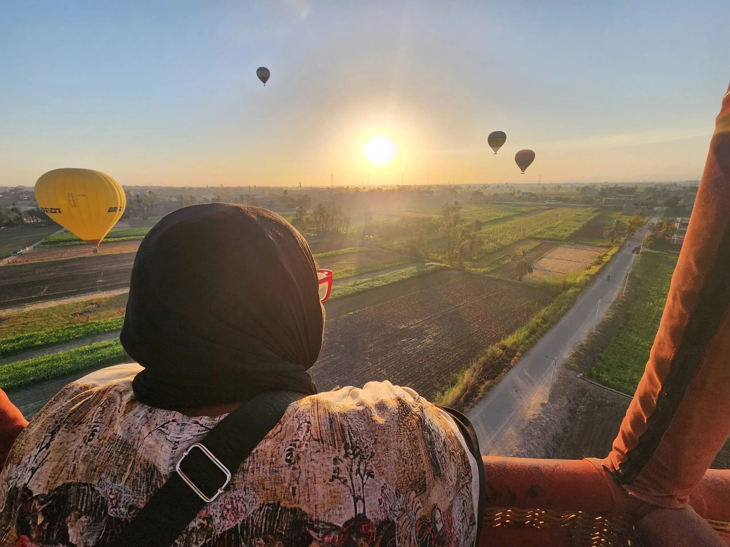 Photographs representing the visual atmosphere of the Egypt journey