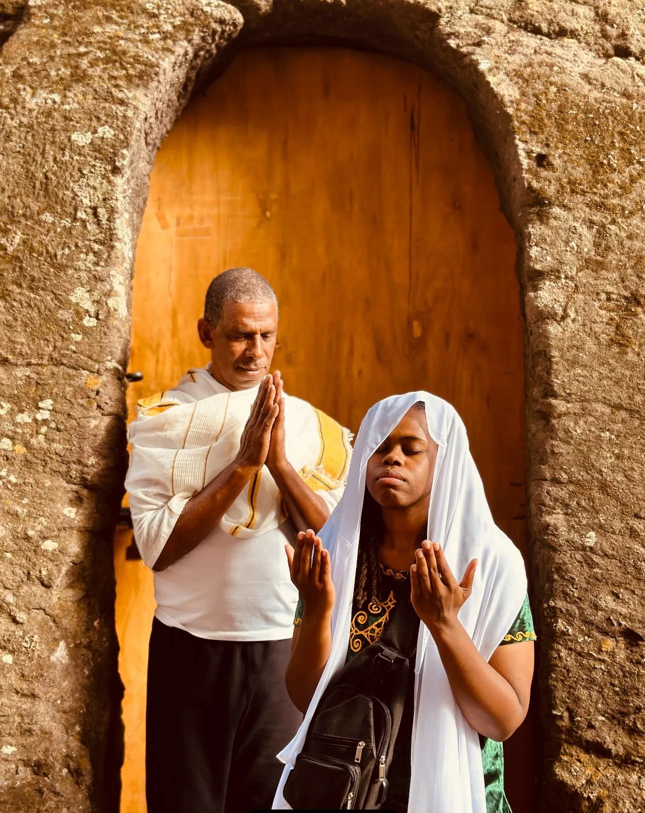 Mr K and Lori on The SoulFam Ethiopia journey.