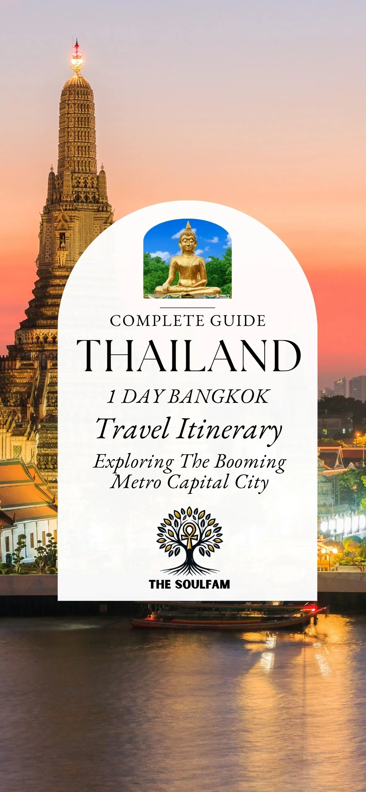 Thailand: 1 Day Bangkok travel itinerary cover