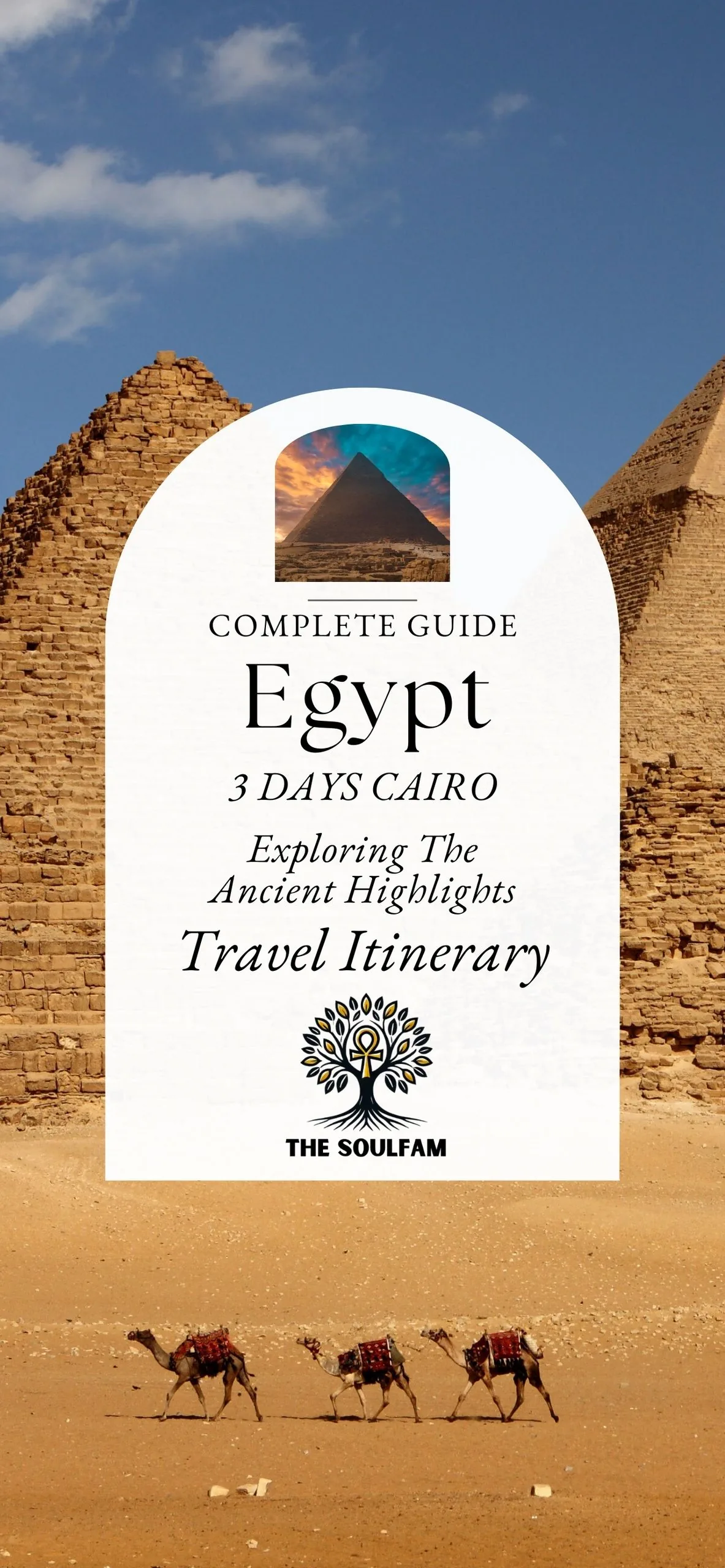 Egypt: 3 Days Cairo travel itinerary cover